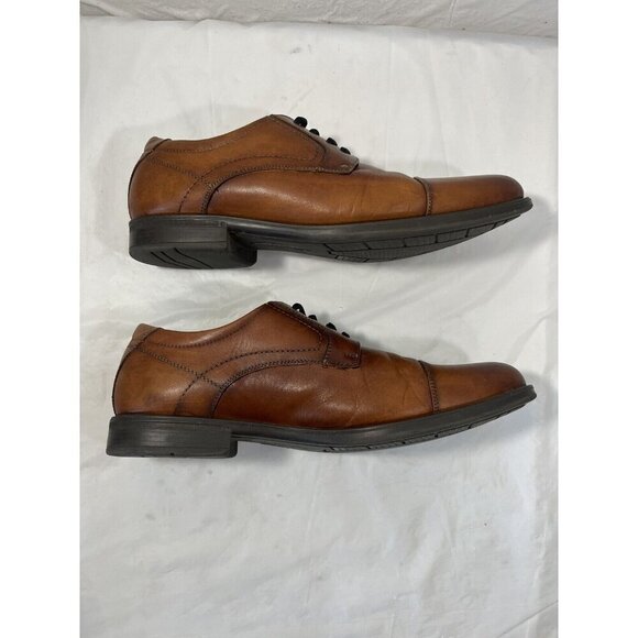 Florsheim Men's Center Cap Toe Oxfords Cognac Size 12 D - Picture 5 of 14